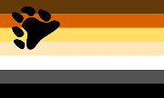 Bear pride flag